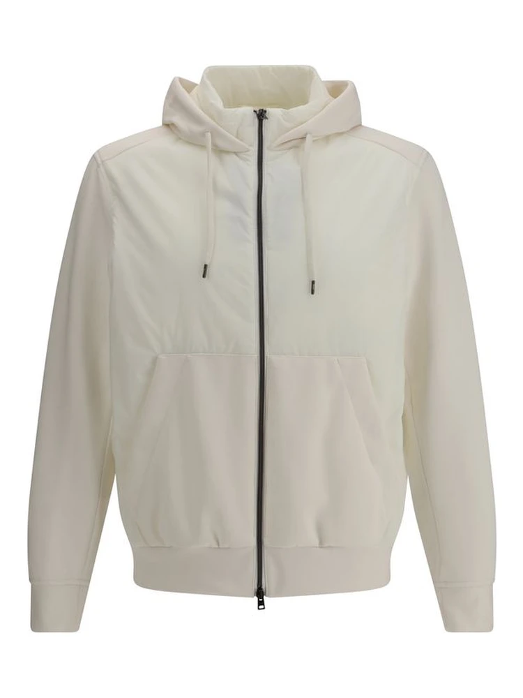 White Polyamide Shell Jacket