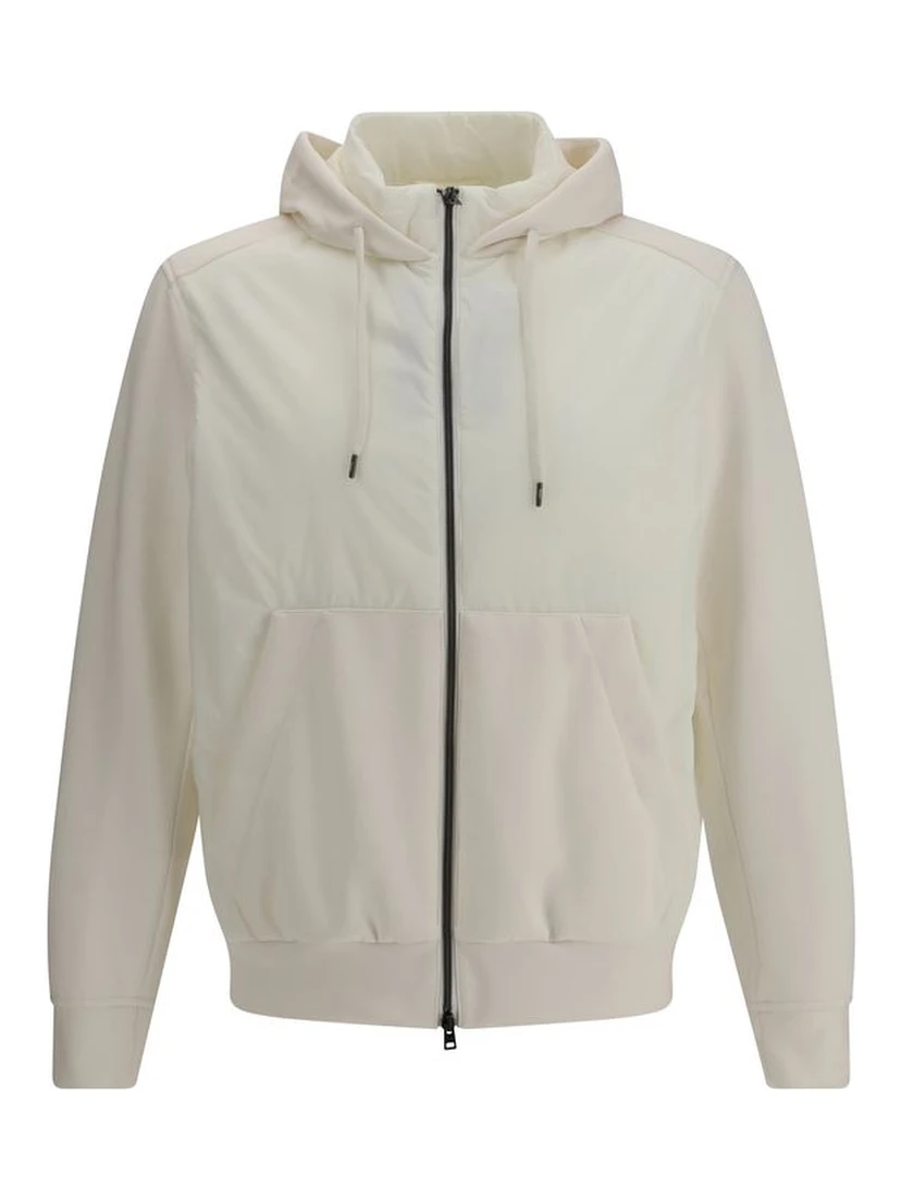 White Polyamide Shell Jacket