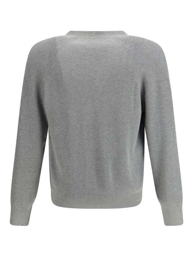 Gray Cotton Cardigan alternative