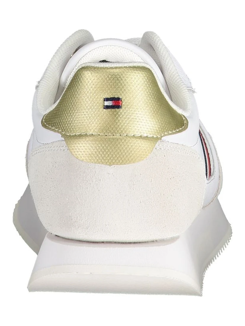 White Leather Women Sneaker