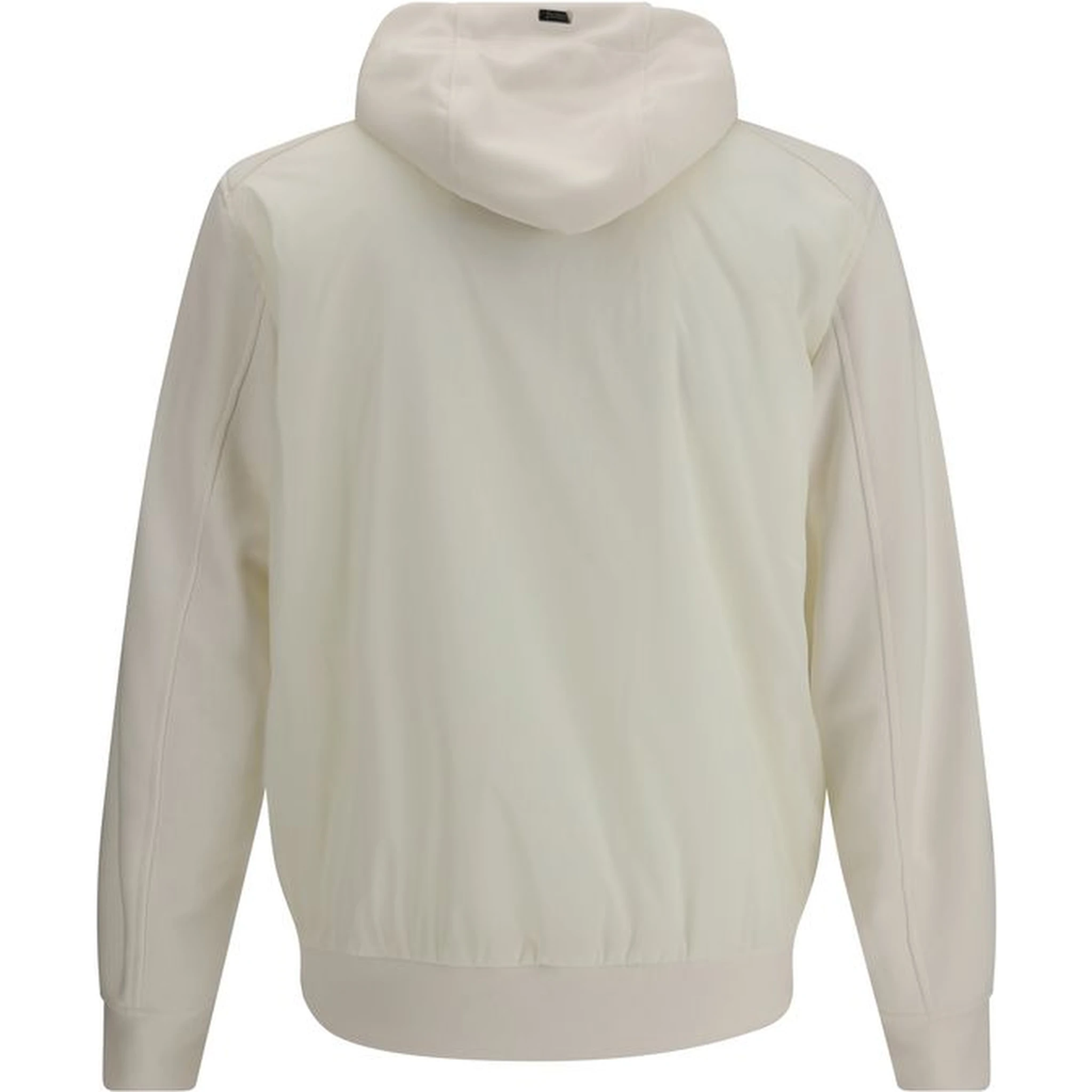 White Polyamide Shell Jacket