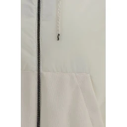 White Polyamide Shell Jacket
