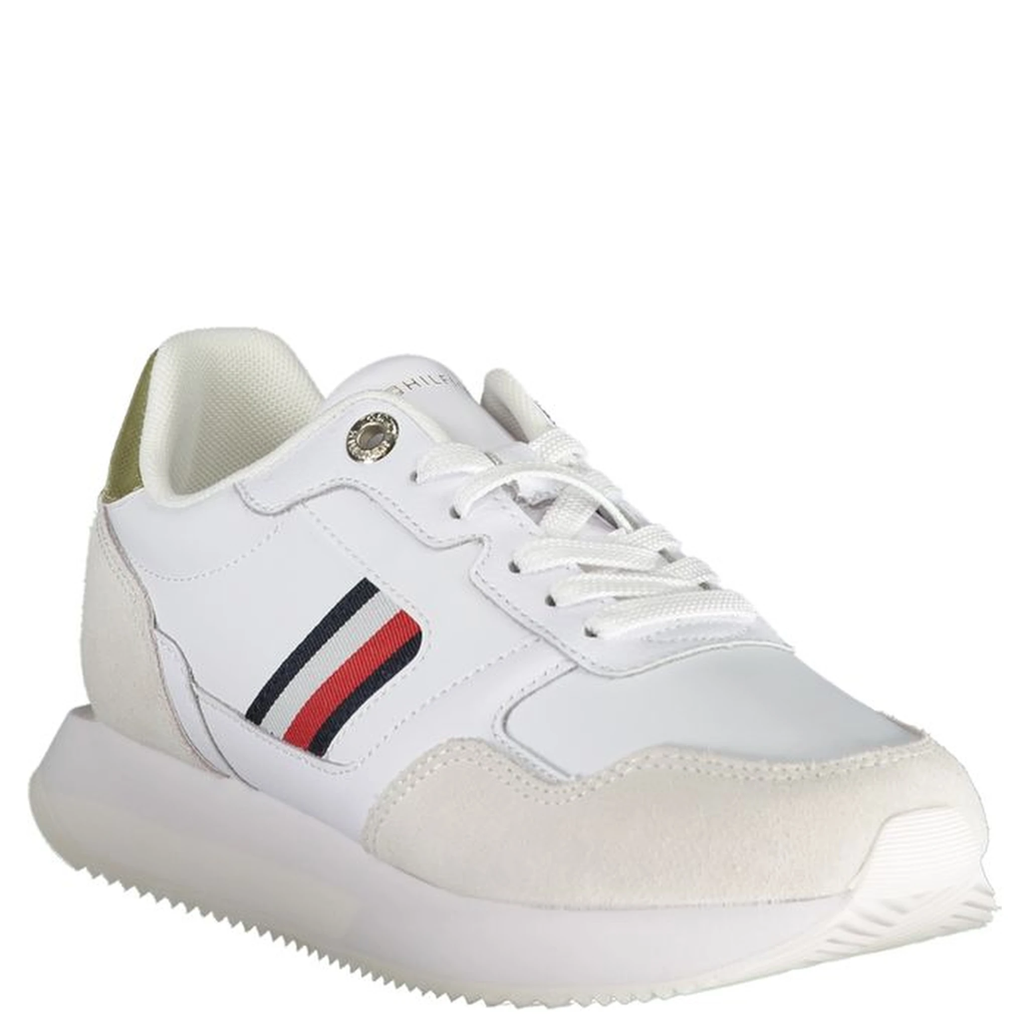 White Leather Women Sneaker