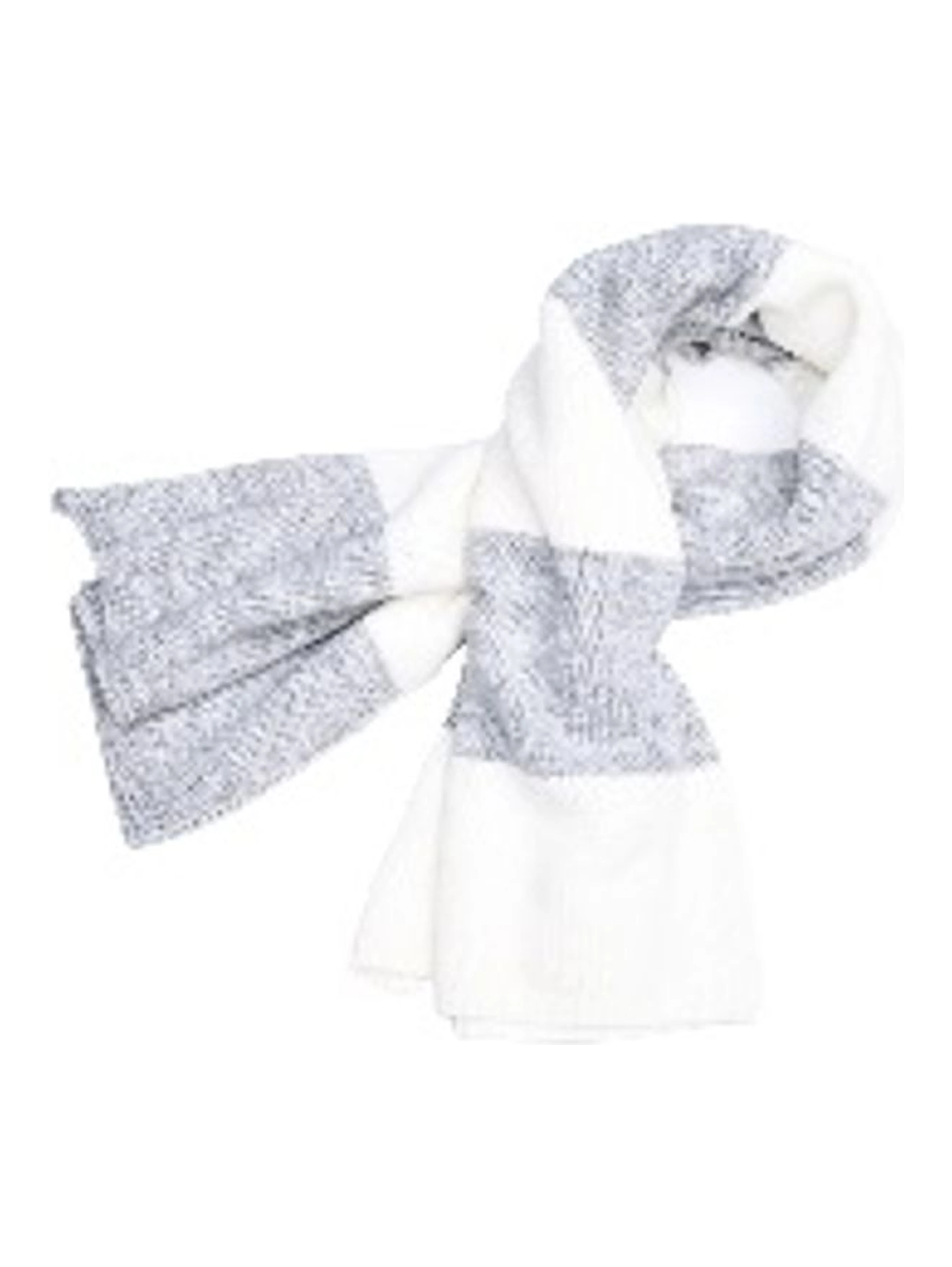 White Marabou Scarf