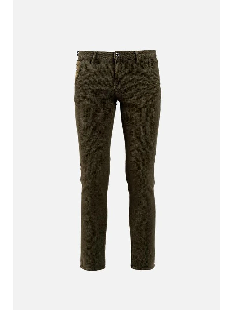 Brown Cotton Jeans Denim