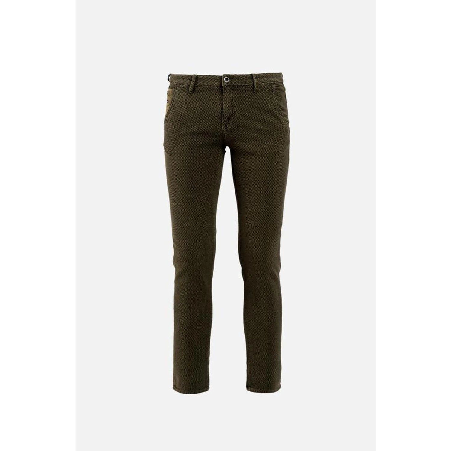 Brown Cotton Jeans Denim