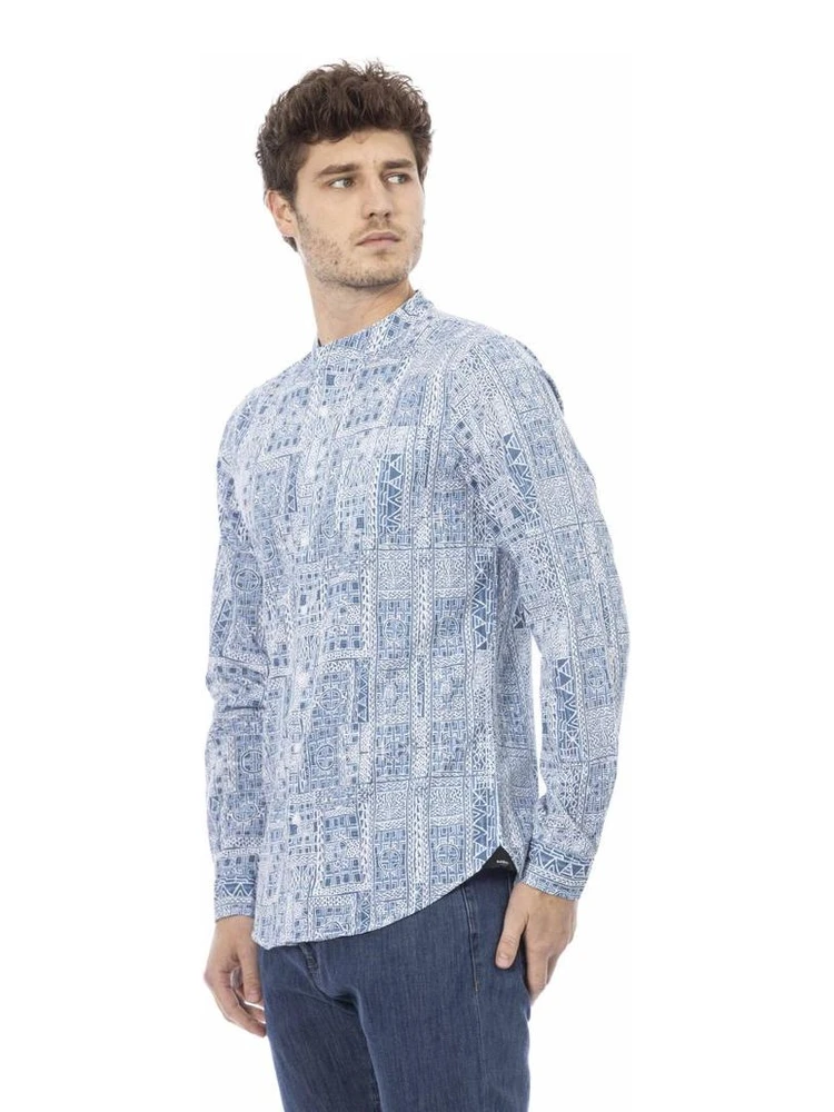 Blue Cotton Long Sleeve T-Shirt alternative