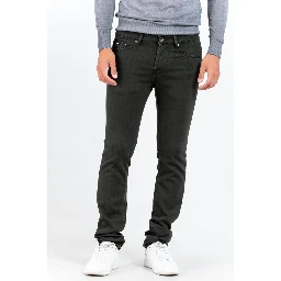 Green Cotton Skinny Jeans