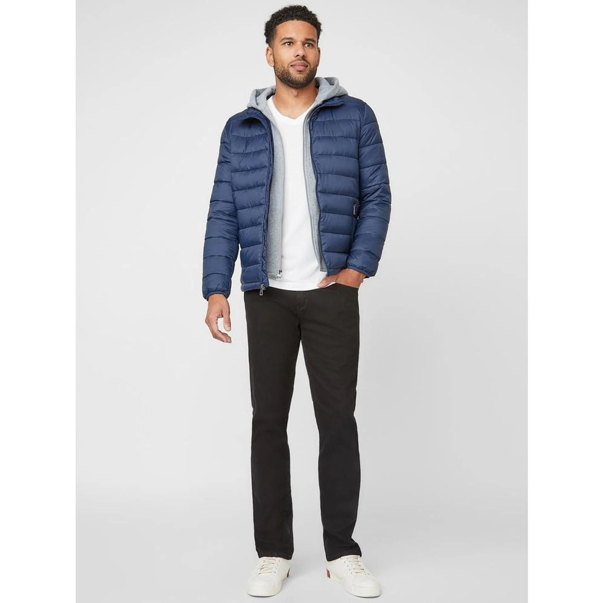 Blue Polyamide Parka