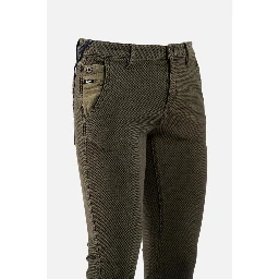 Brown Cotton Jeans Denim