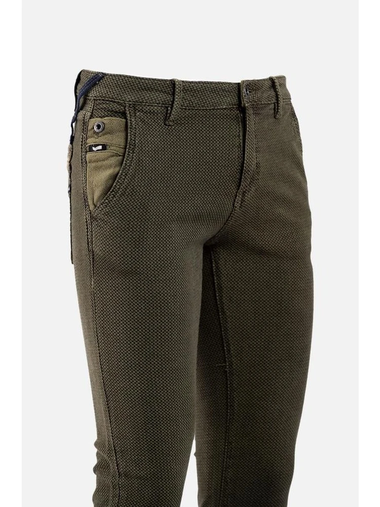 Brown Cotton Jeans Denim alternative