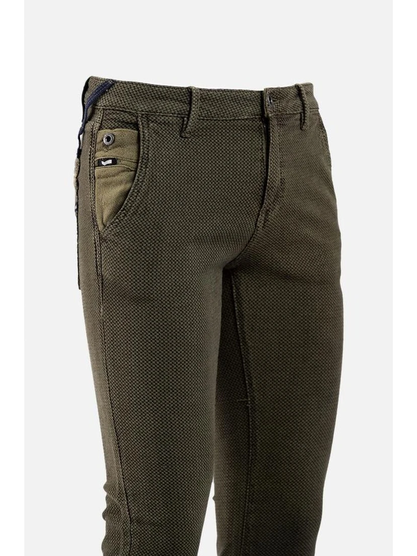 Brown Cotton Jeans Denim