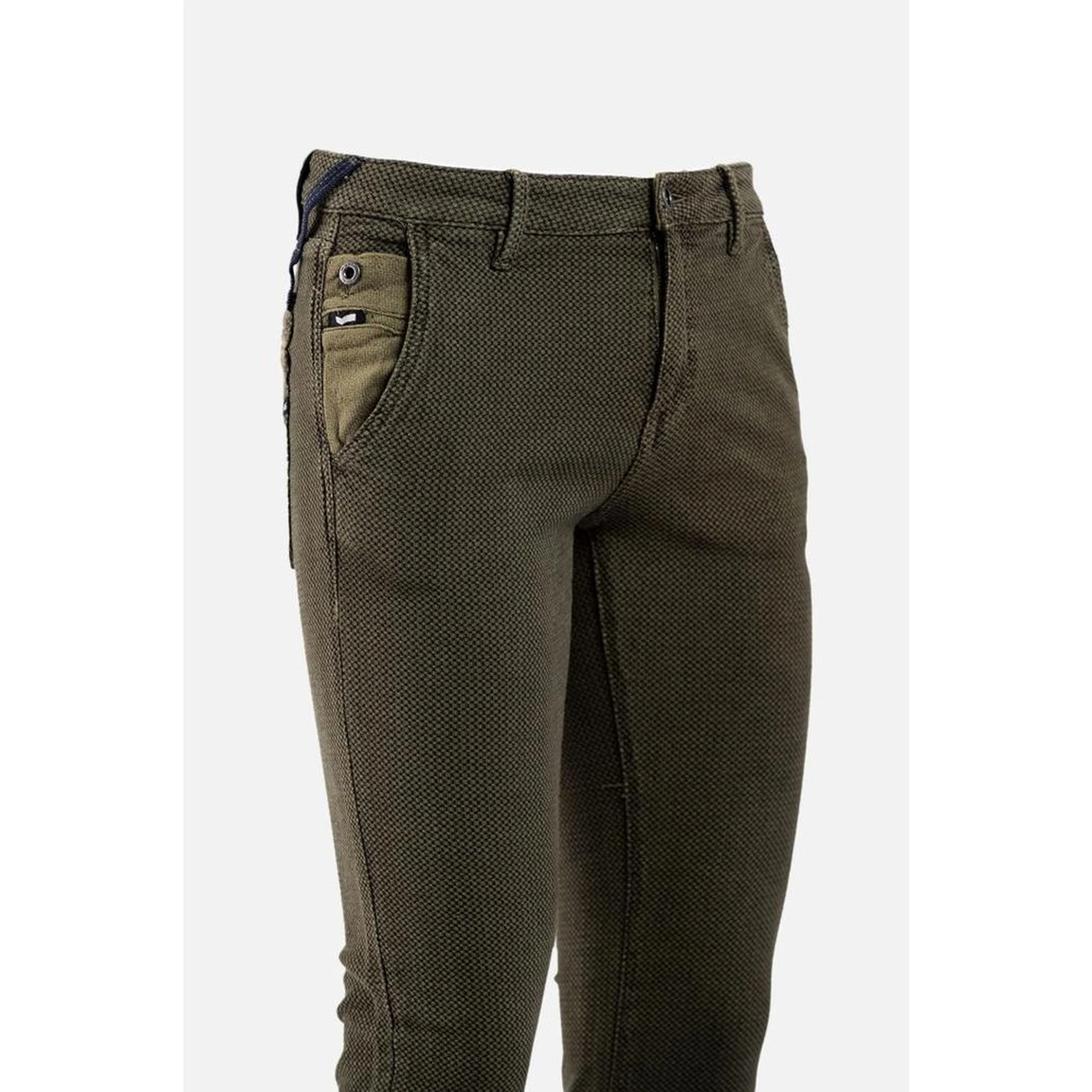 Brown Cotton Jeans Denim