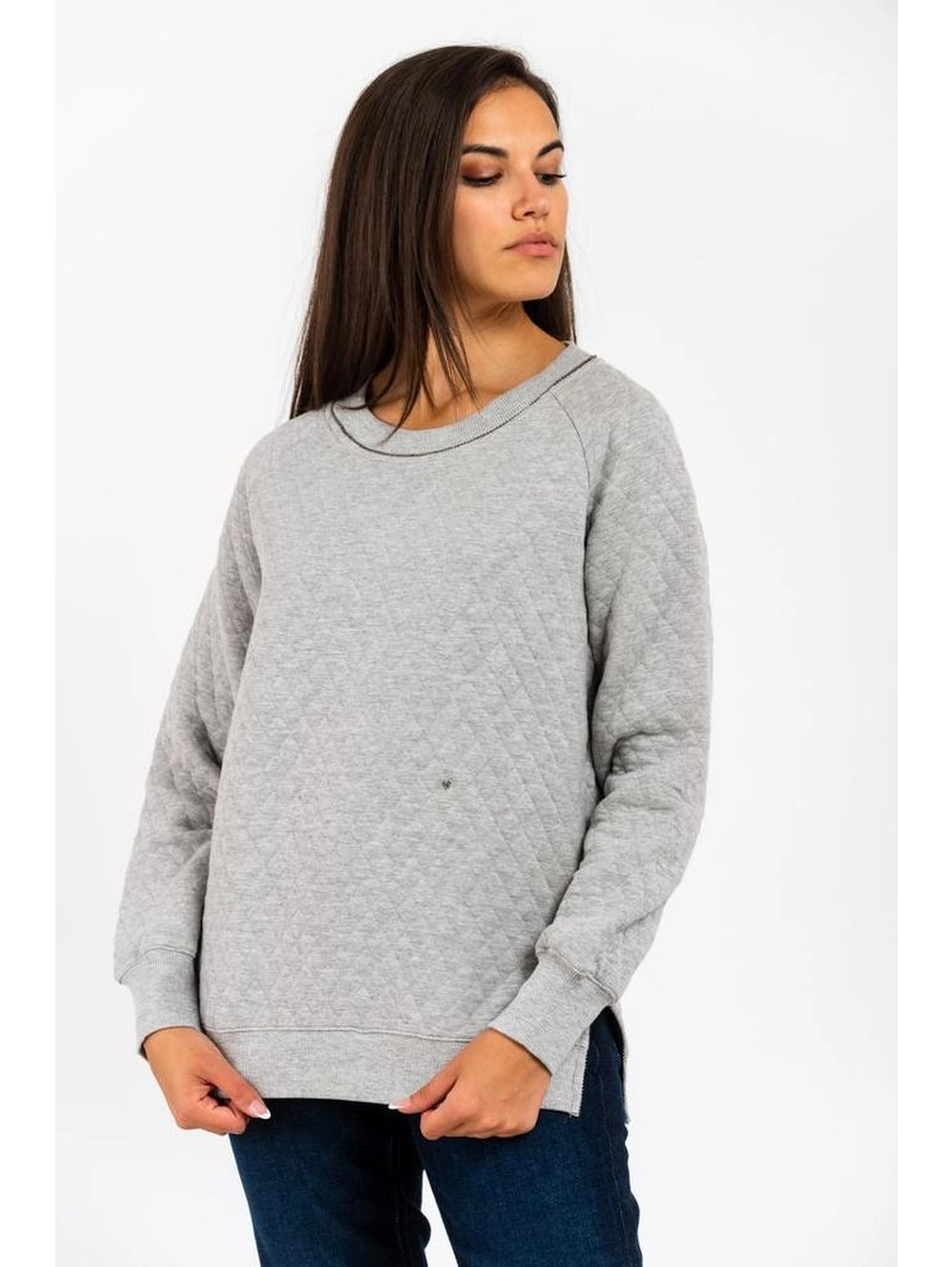 Gray Cotton Sweatshirt
