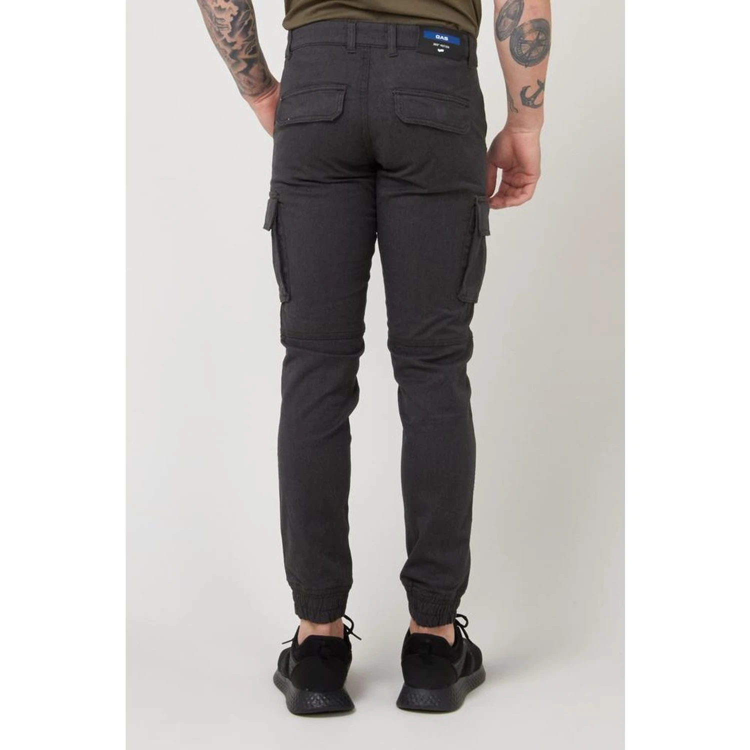 Brown Cotton Cargo Pants