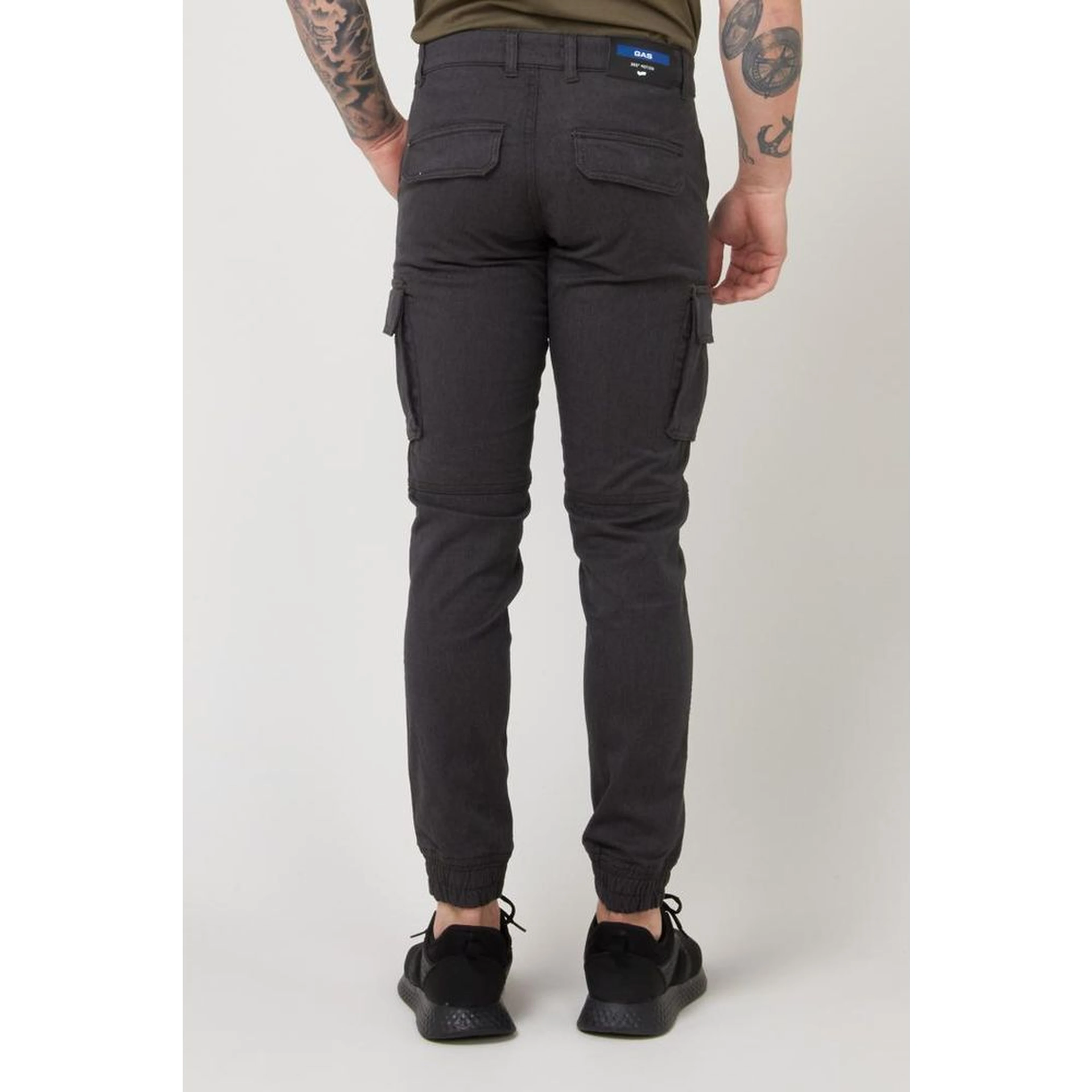 Brown Cotton Cargo Pants