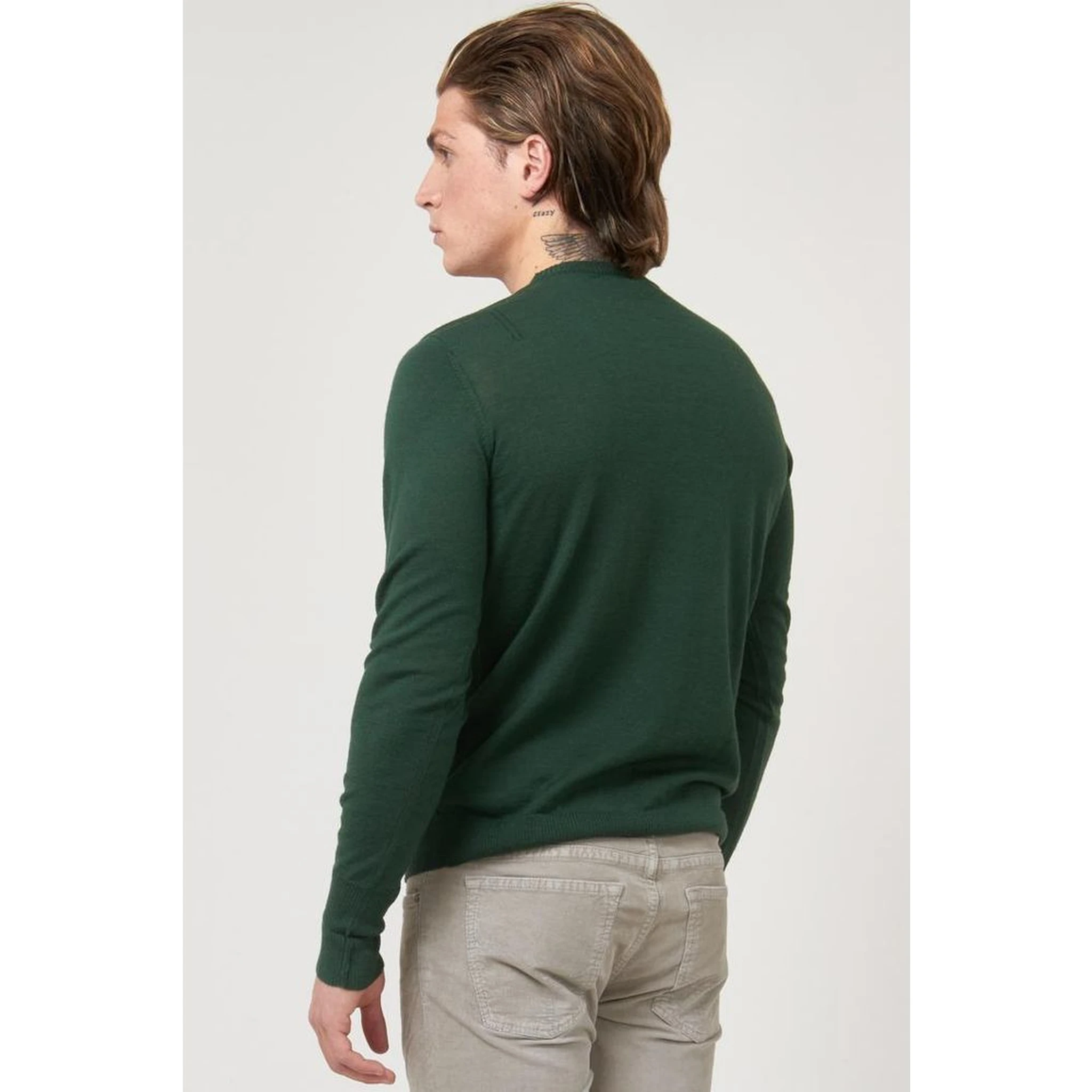 Green Marabou Sweatshirt