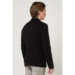 Black Polyester Blazer