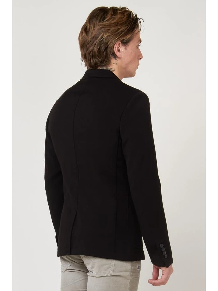 Black Polyester Blazer alternative