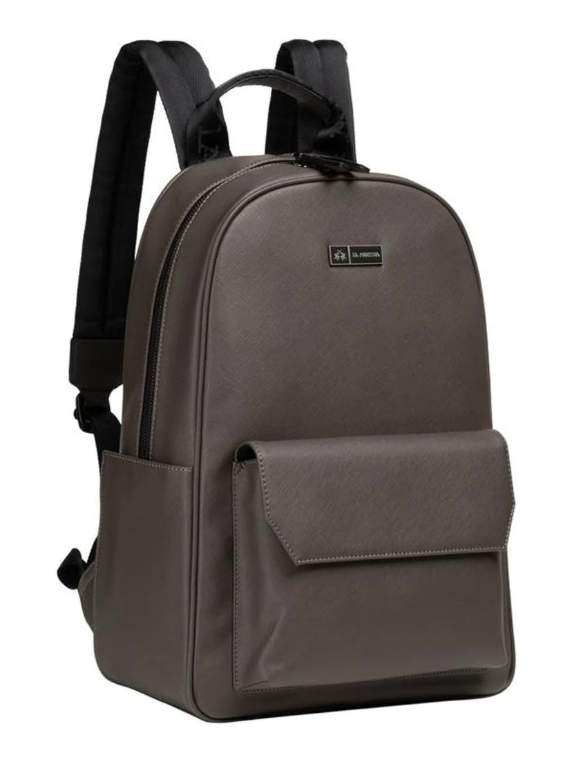Gray Polyethylene Backpack
