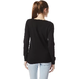 Black Cotton Sweatshirt