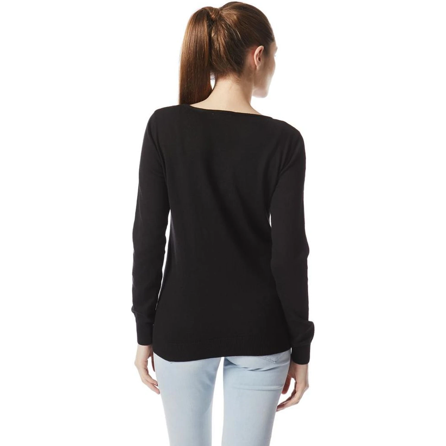 Black Cotton Sweatshirt