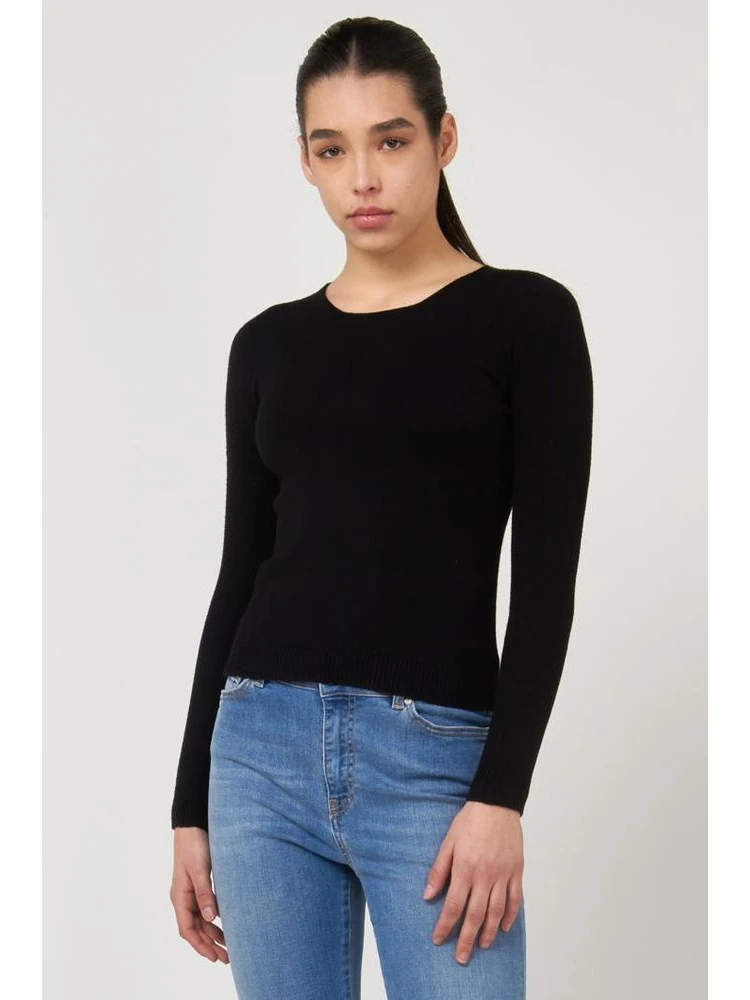 Black Viscose Sweatshirt