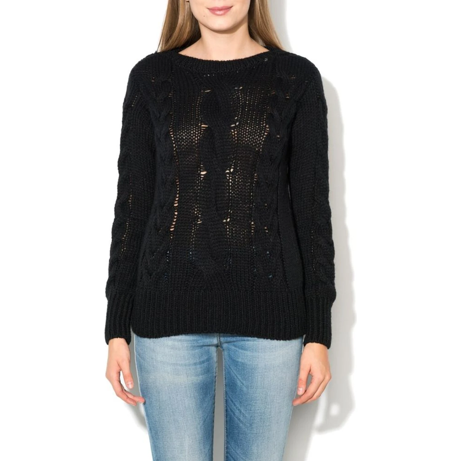Black Wool Sweatshirt