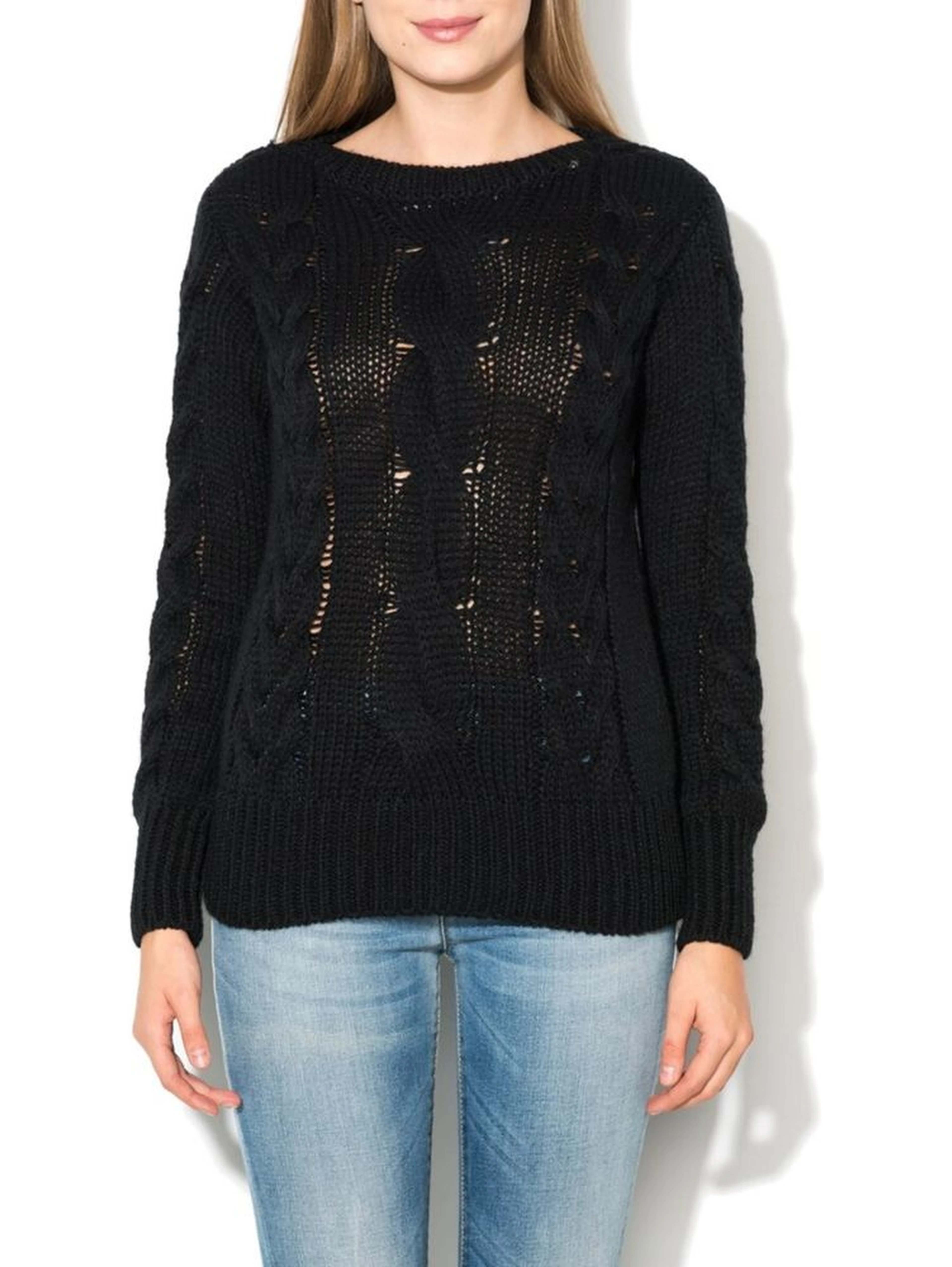 Black Wool Sweatshirt