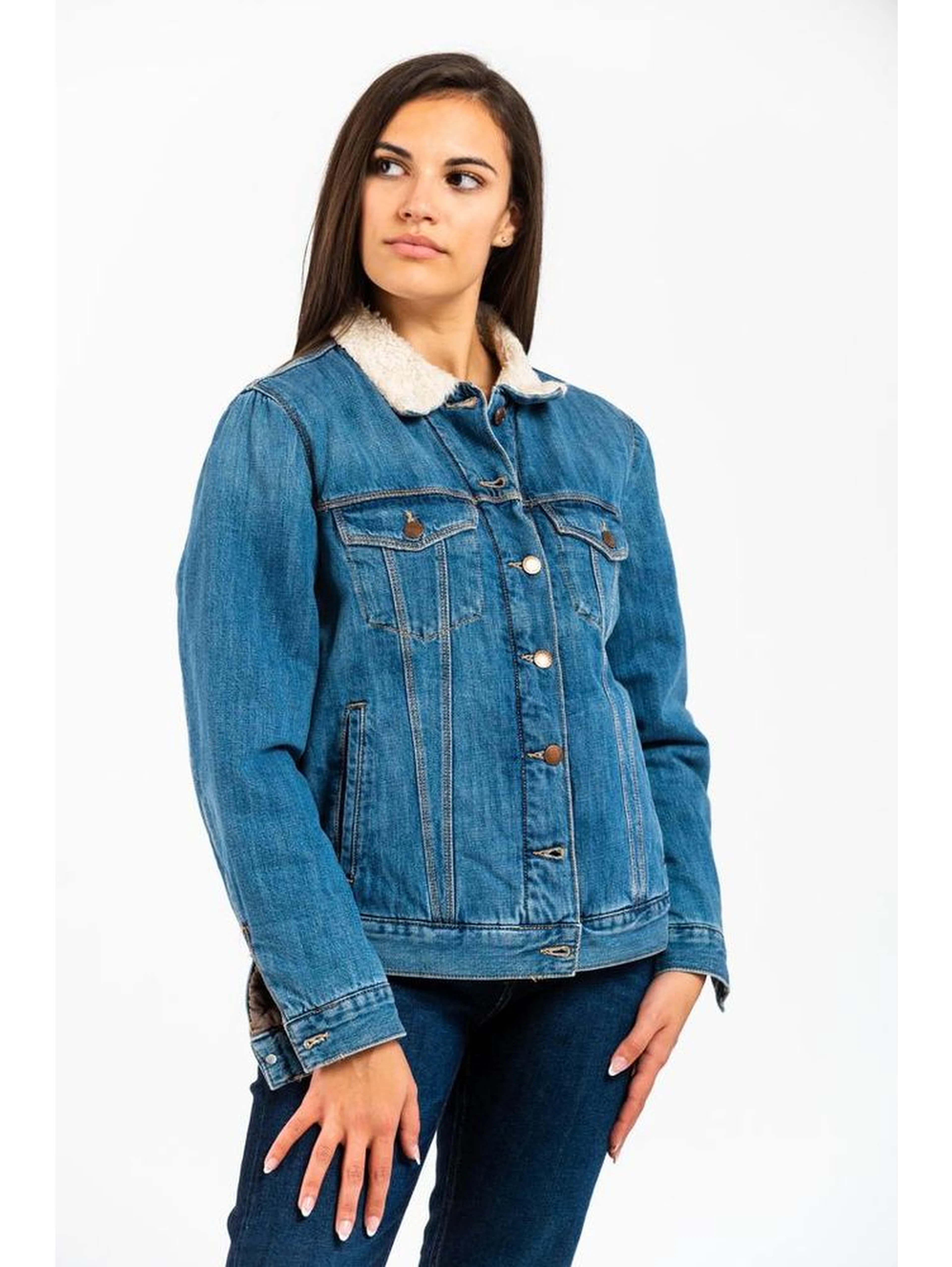 Blue Cotton Denim Jacket