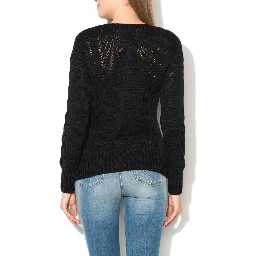 Black Wool Sweatshirt