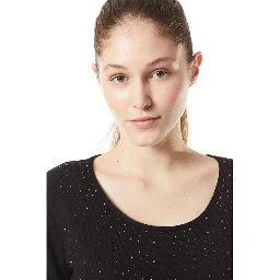 Black Cotton Sweatshirt