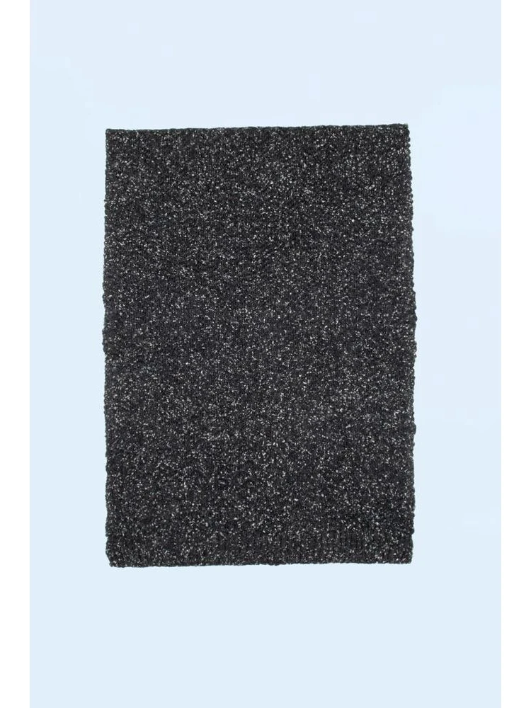 Navy Blue Marabou Scarf