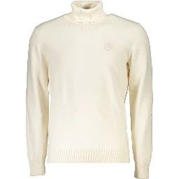 White Cotton Turtleneck