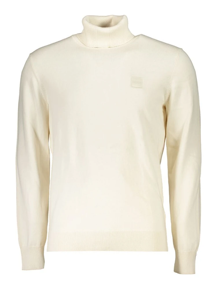 White Cotton Turtleneck