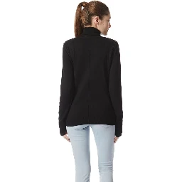 Black Cotton Turtleneck