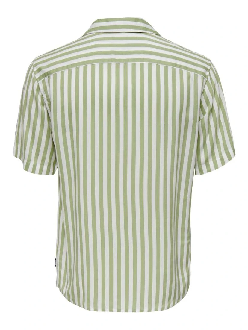 Bicolor Cotton Pattern Shirt