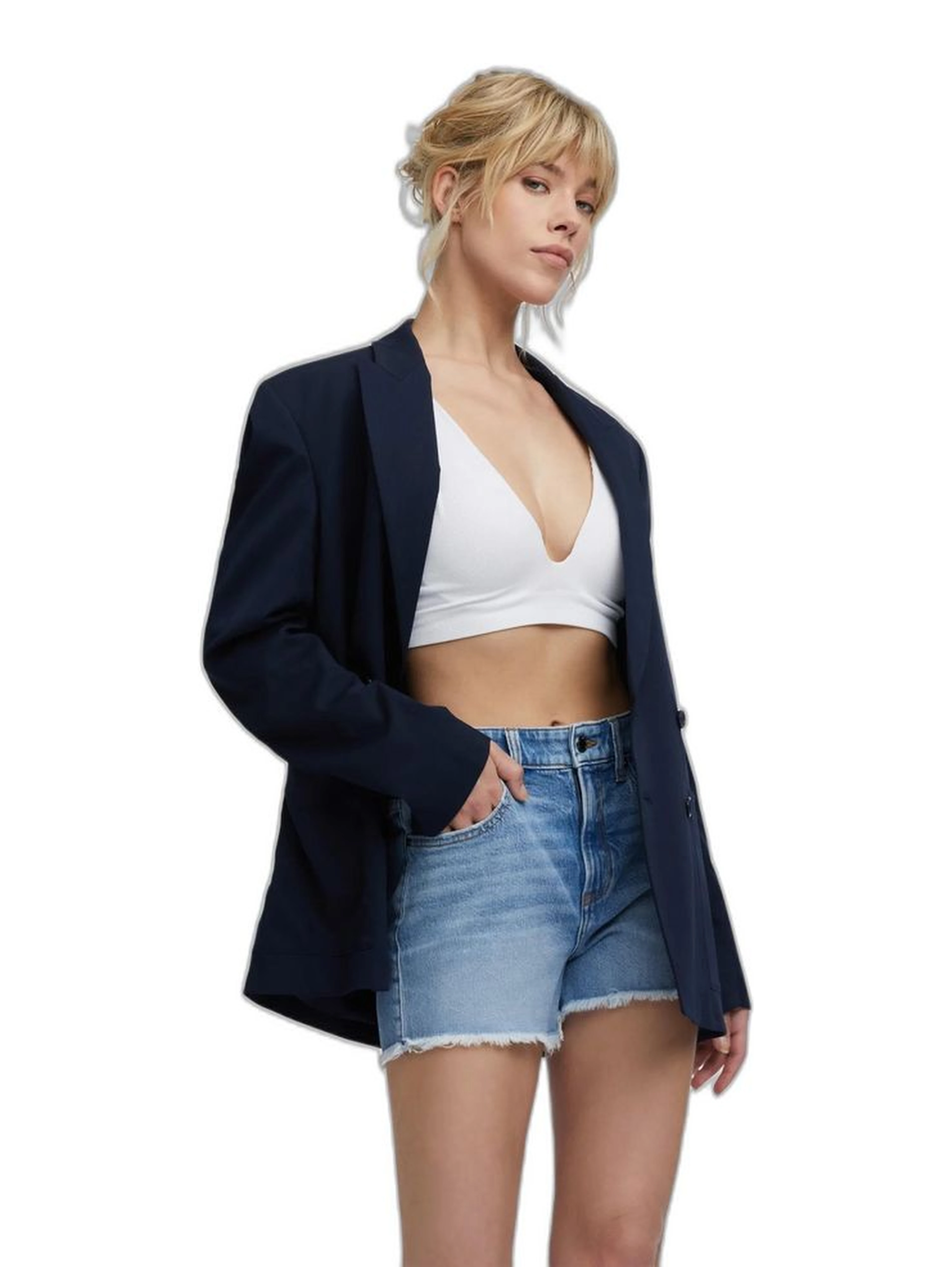 Blue Denim Shorts
