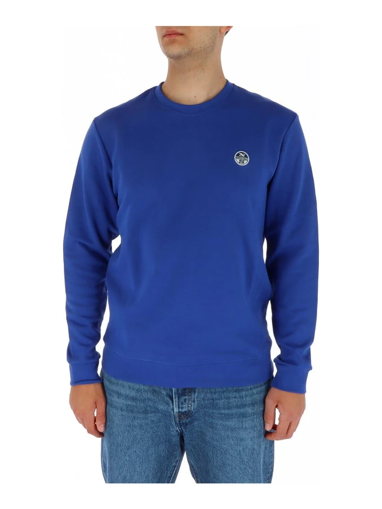 Blue Cotton Sweatshirt
