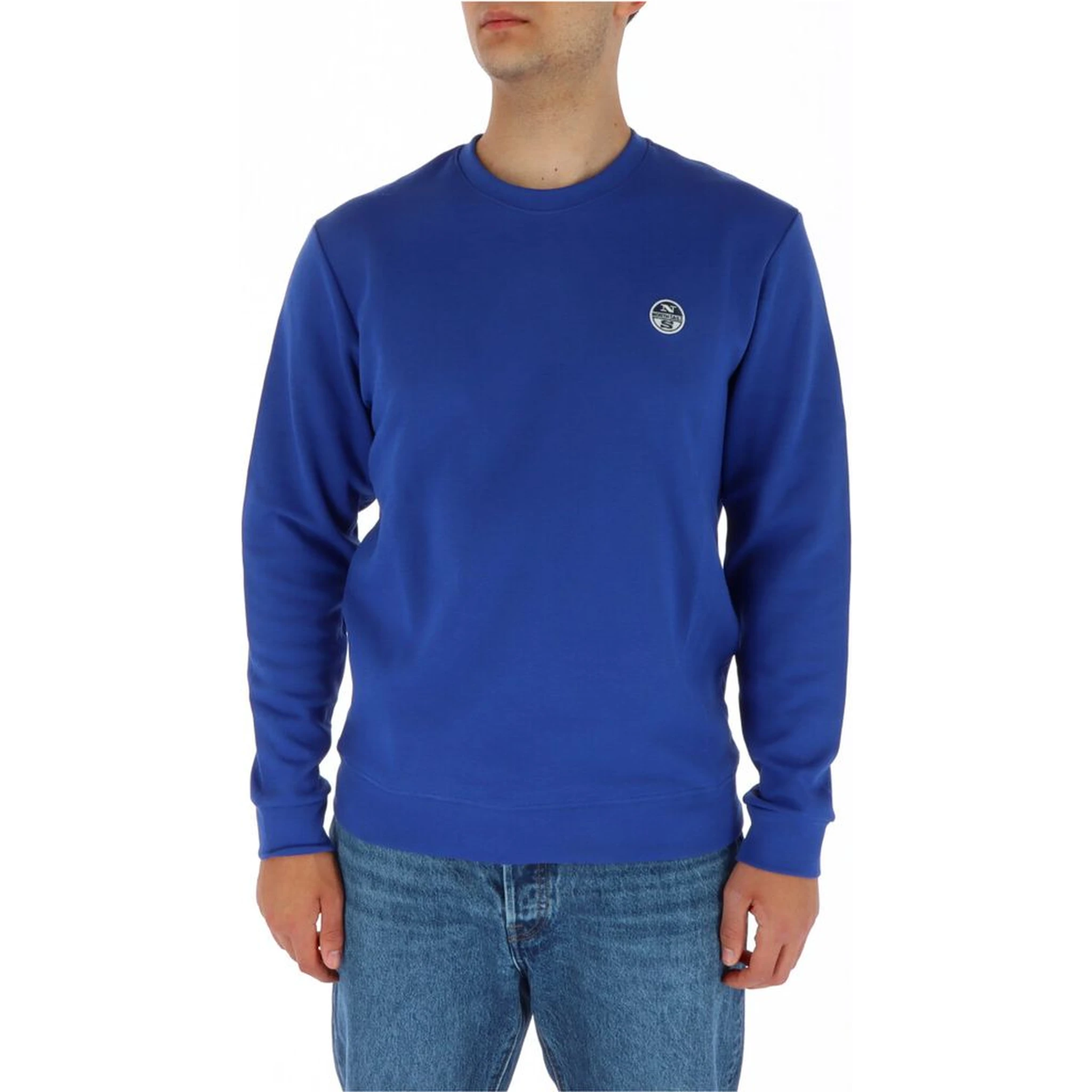 Blue Cotton Sweatshirt