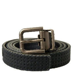 Black Leather Regular Belt