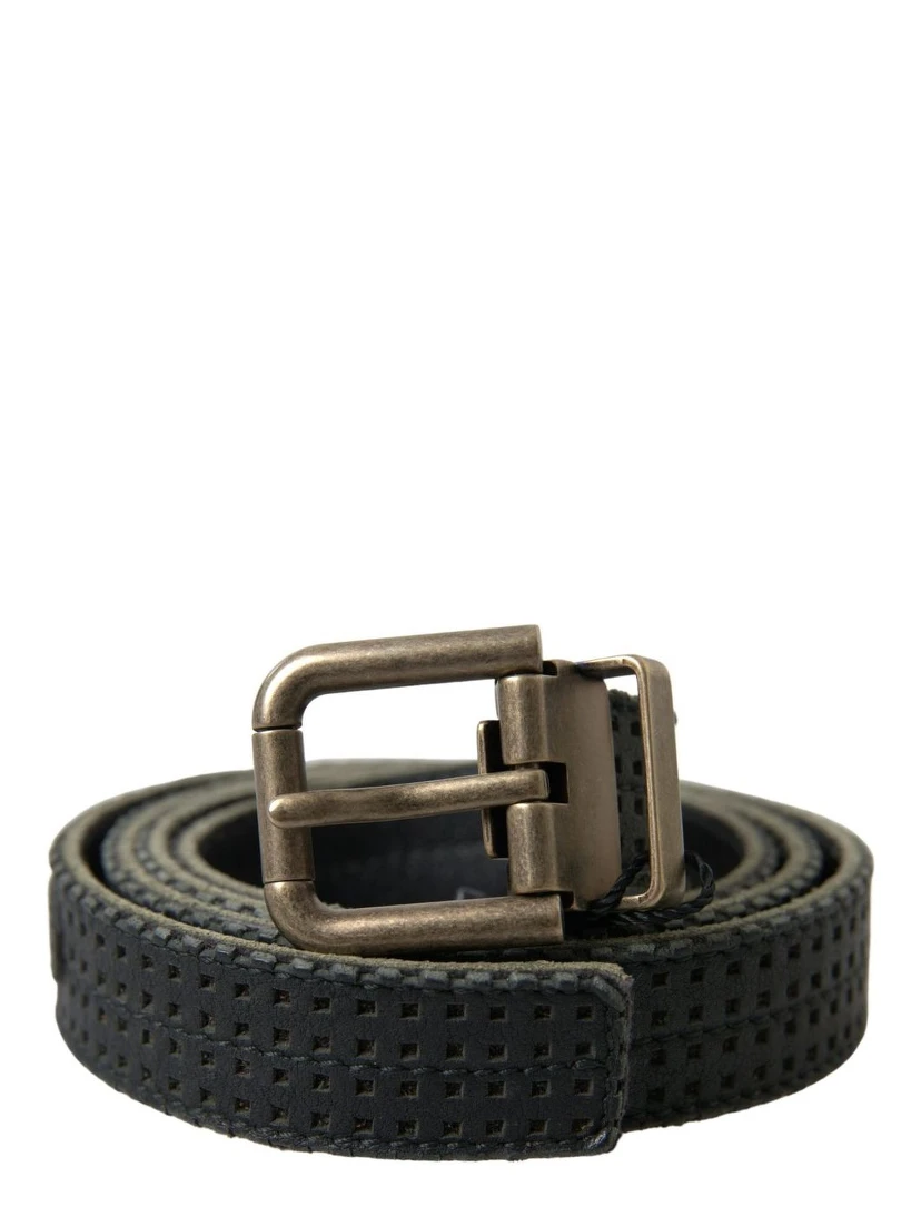 Black Leather Regular Belt