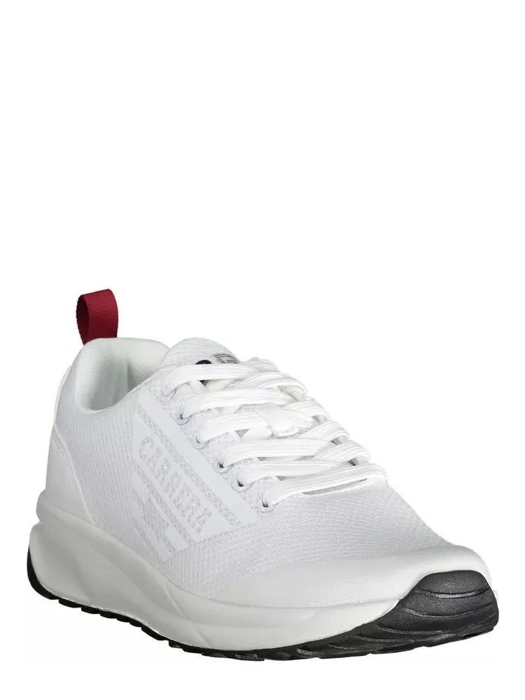White Polyester Athletic Sneakers alternative