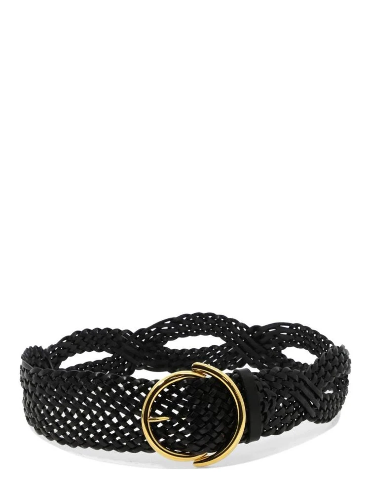 Black Leather Regular Belt