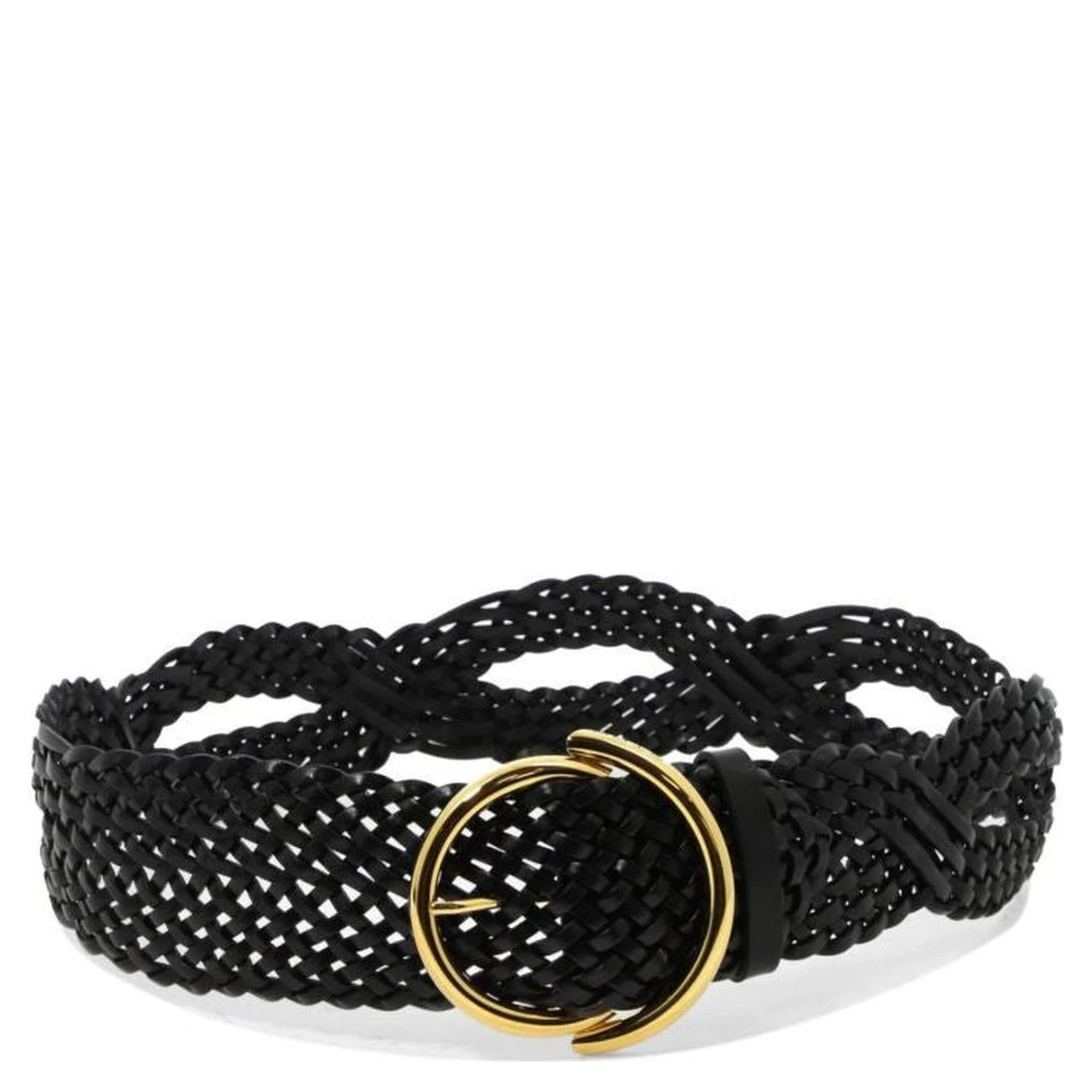 Black Leather Regular Belt