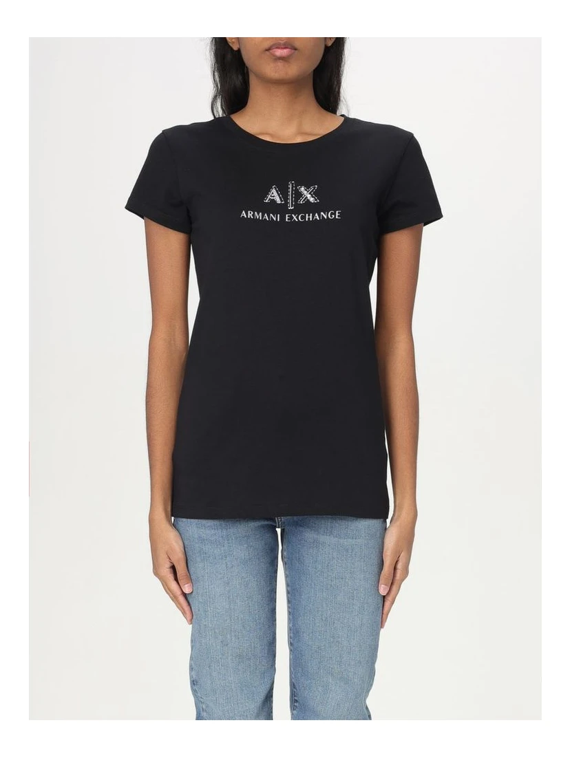 Black Cotton T-Shirt