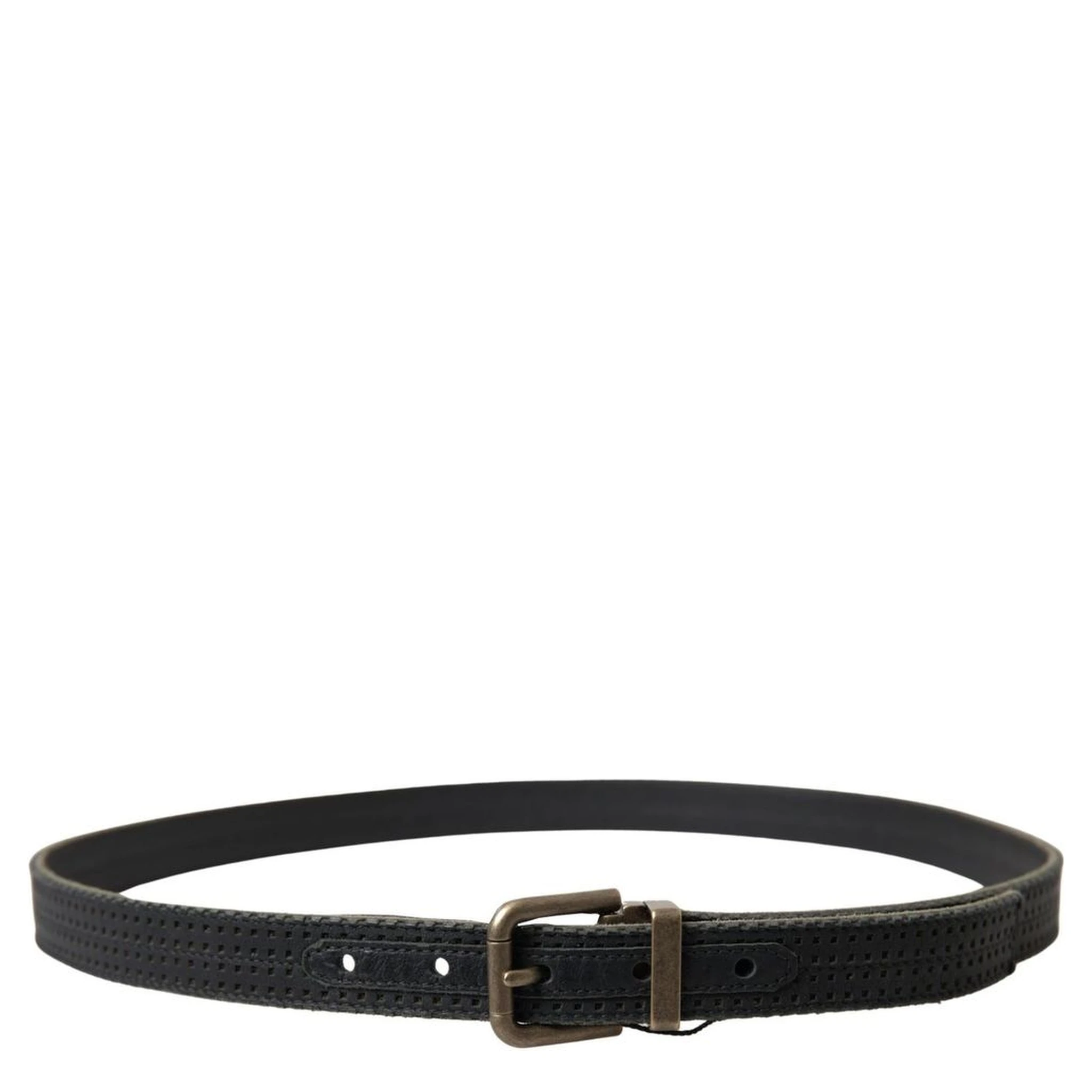 Black Leather Regular Belt