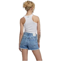 Blue Denim Shorts