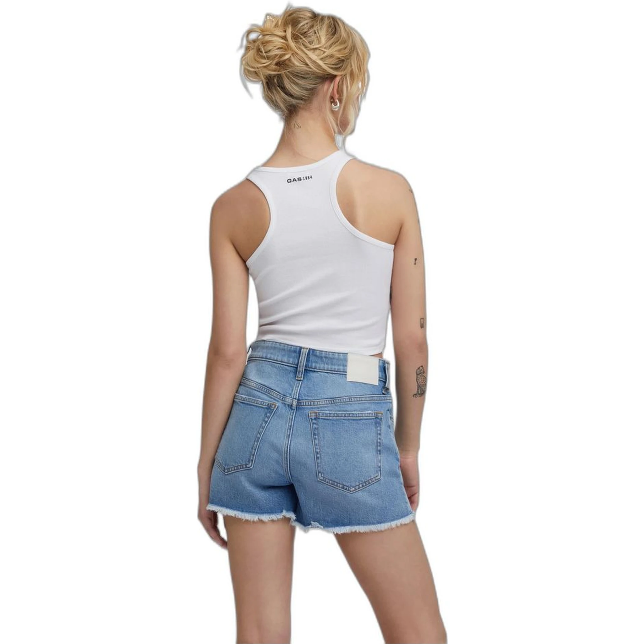 Blue Denim Shorts