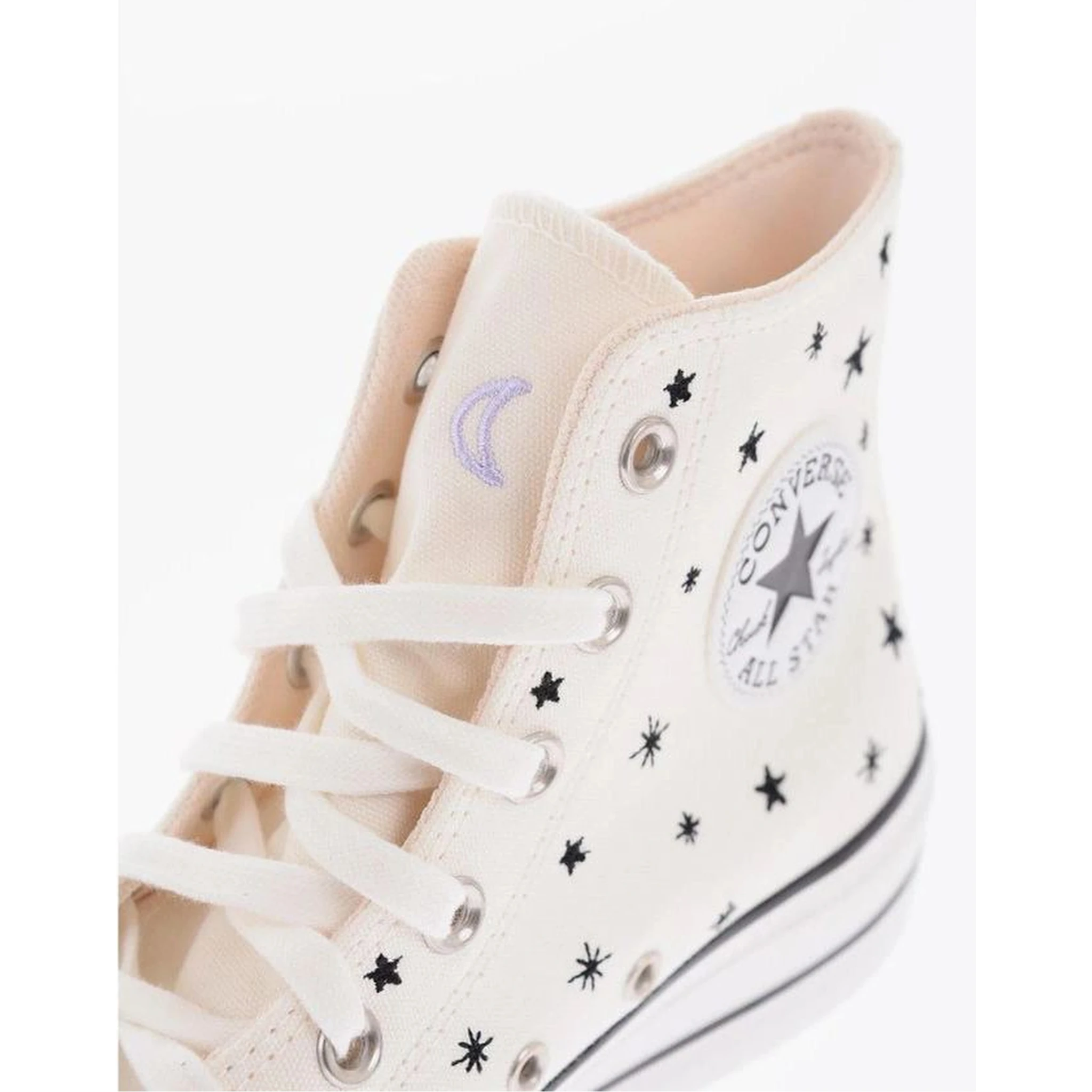 Black And White Canvas High Top Sneakers